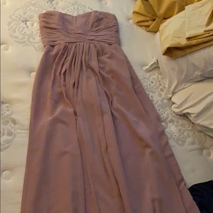 David’s Bridal Strapless Dress